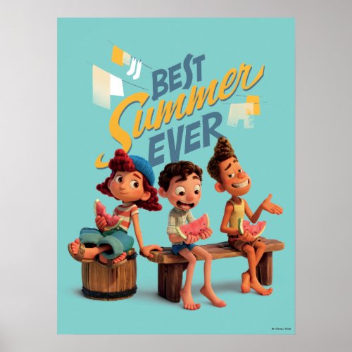 Luca  Best Summer Ever Poster