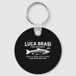Luca Brasi Fish Market The Godfather Est 1945 Fish Keychain