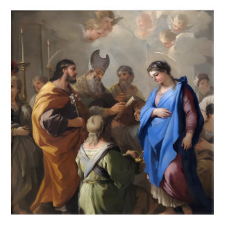Luca Giordano’s The Marriage of the Virgin Acrylic Print