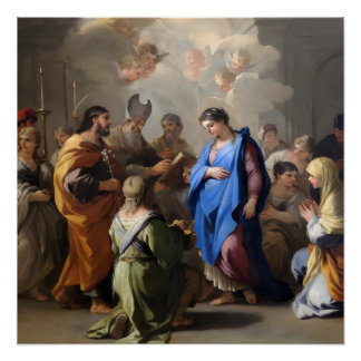 Luca Giordano’s The Marriage of the Virgin Poster