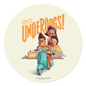 Luca | Go Underdogs! Classic Round Sticker