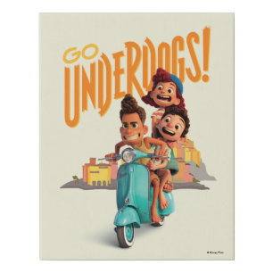 Luca   Go Underdogs! Faux Canvas Print