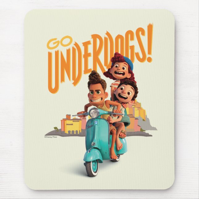 Luca | Go Underdogs! Mouse Pad (Front)
