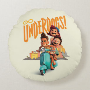 Luca   Go Underdogs! Round Pillow