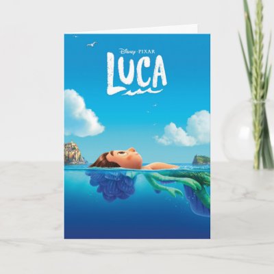 Luca | Human &amp; Sea Monster Luca Theatrical Poster Card