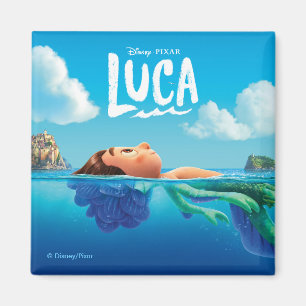 Luca   Human & Sea Monster Luca Theatrical Poster Magnet