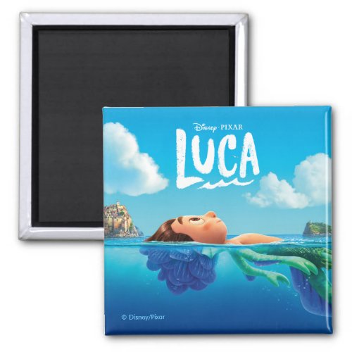 Luca  Human  Sea Monster Luca Theatrical Poster Magnet