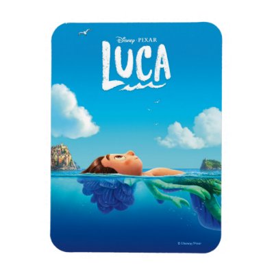 Luca | Human &amp; Sea Monster Luca Theatrical Poster Magnet