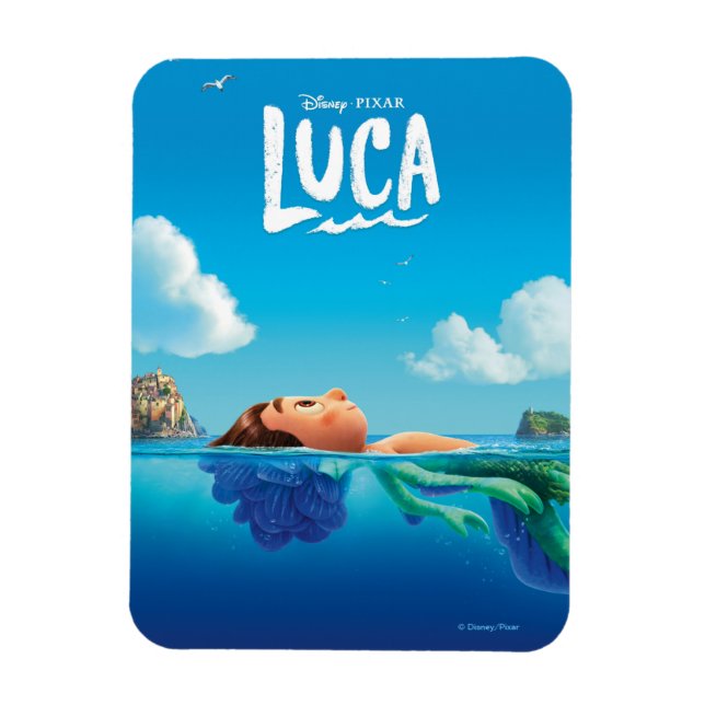 Luca | Human & Sea Monster Luca Theatrical Poster Magnet (Vertical)