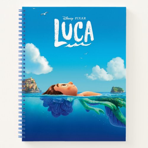 Luca  Human  Sea Monster Luca Theatrical Poster Notebook