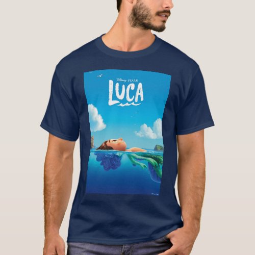 Luca  Human  Sea Monster Luca Theatrical Poster T_Shirt