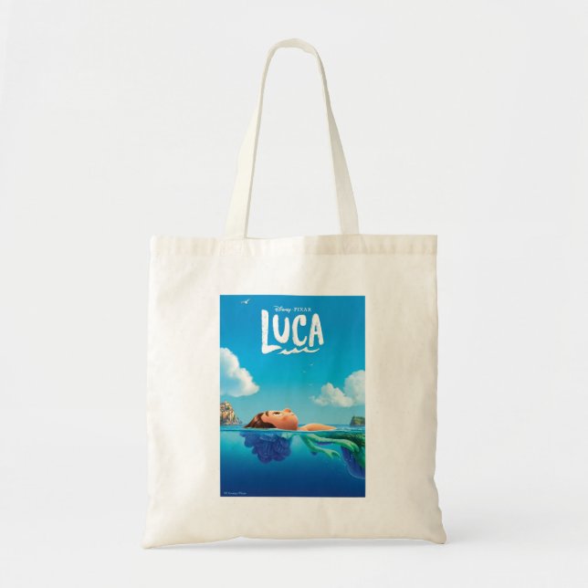 Luca | Human & Sea Monster Luca Theatrical Poster Tote Bag (Front)