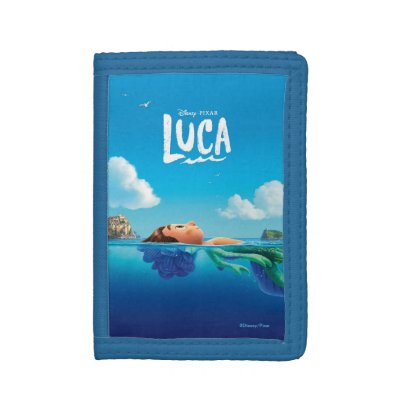 Luca | Human &amp; Sea Monster Luca Theatrical Poster Trifold Wallet