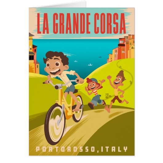 Luca | La Grande Corsa Illustration (Front)