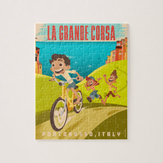 Luca | La Grande Corsa Illustration Jigsaw Puzzle