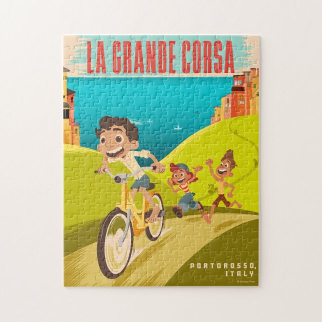 Luca | La Grande Corsa Illustration Jigsaw Puzzle (Vertical)