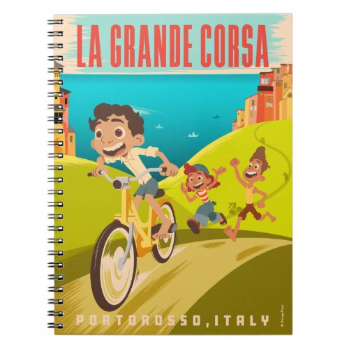 Luca  La Grande Corsa Illustration Notebook