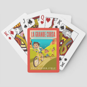 Luca La Grande Corsa Illustration Playing Cards
