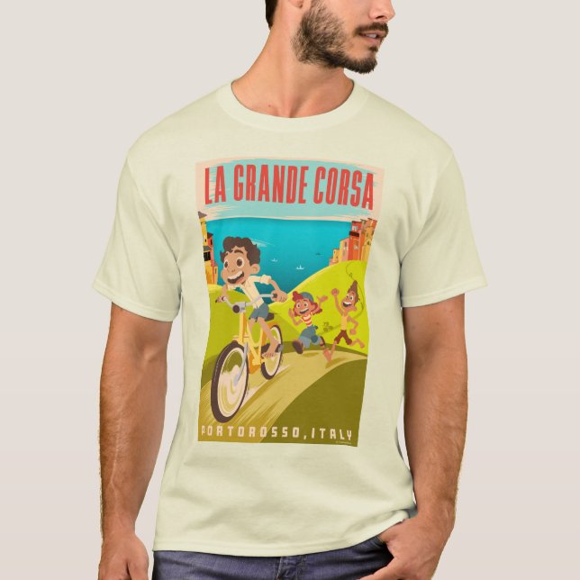 Luca | La Grande Corsa Illustration T-Shirt (Front)