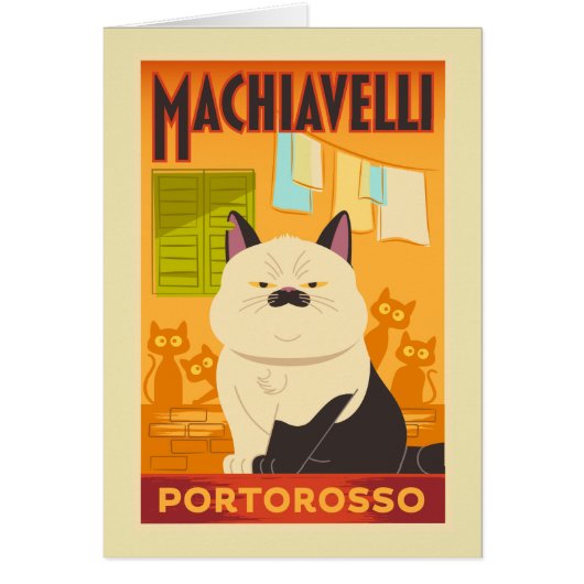 Luca | Machiavelli Cat Illustration (Front)