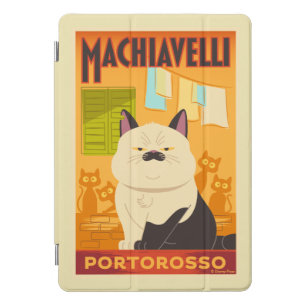 Luca   Machiavelli Cat Illustration iPad Pro Cover