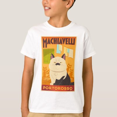 Luca | Machiavelli Cat Illustration T-Shirt