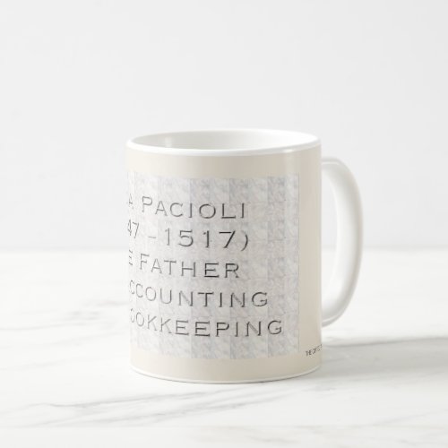 Luca Pacioli _ The Father of Accounting Coffee Mug