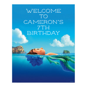 Luca Pool Swim Party Birthday Welcome Sign