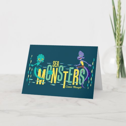 Luca  Sea Monsters Comin Through Card