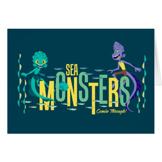 Luca | Sea Monsters Comin' Through! Cards (Front Horizontal)