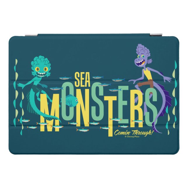Luca | Sea Monsters Comin' Through! iPad Pro Cover (Horizontal)