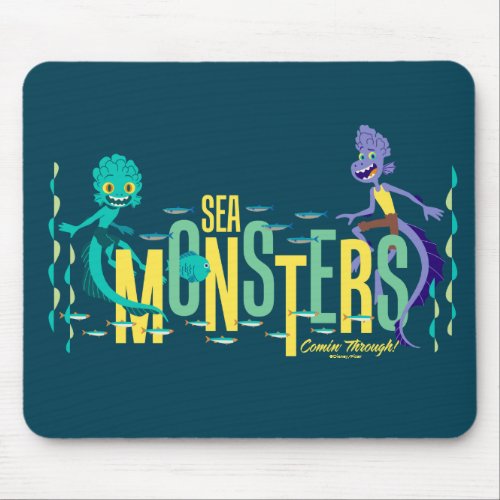 Luca  Sea Monsters Comin Through Mouse Pad