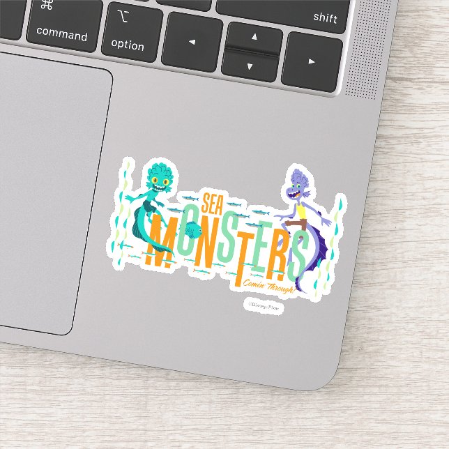 Luca | Sea Monsters Comin' Through! Sticker (Detail)