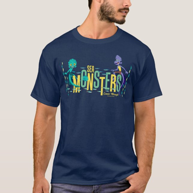 Luca | Sea Monsters Comin' Through! T-Shirt (Front)