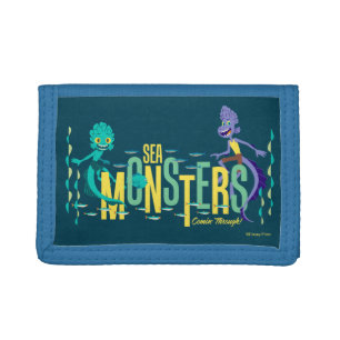 Luca Sea Monsters Comin' Through! Tri-fold Wallet