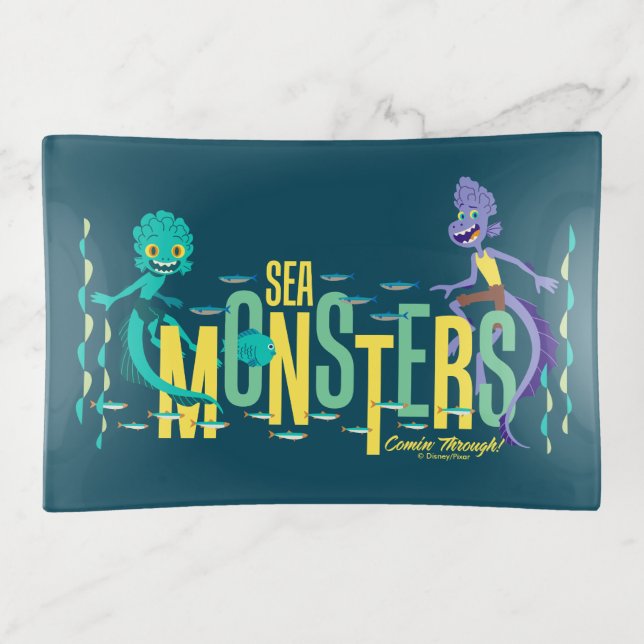 Luca | Sea Monsters Comin' Through! Trinket Tray (Front)