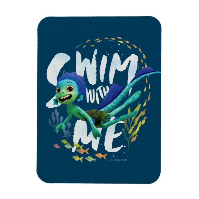 Luca | Swim With Me Magnet (Vertical)