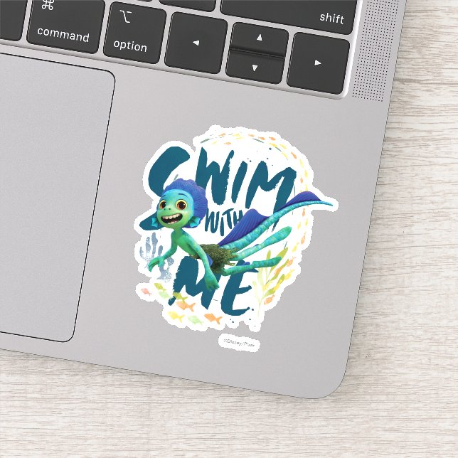 Luca | Swim With Me Sticker (Detail)
