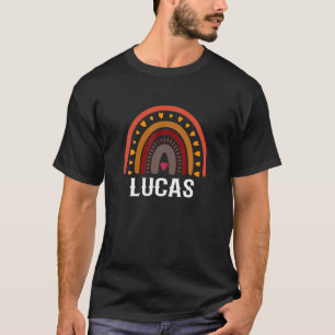 Lucas Colorful Rainbow Funny Men / Boy / Baby Name T-Shirt