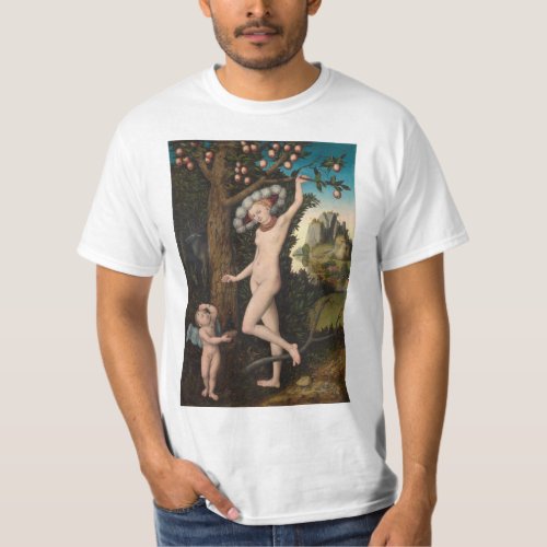 Lucas Cranach The Elder _ Cupid Complaining T_Shirt