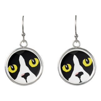 Lucas funky pop-art drop earrings