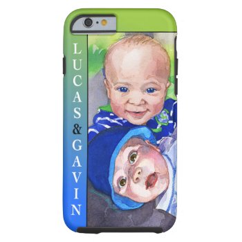 'lucas&gavin' Tough Iphone 6 Case by GwenDesign at Zazzle