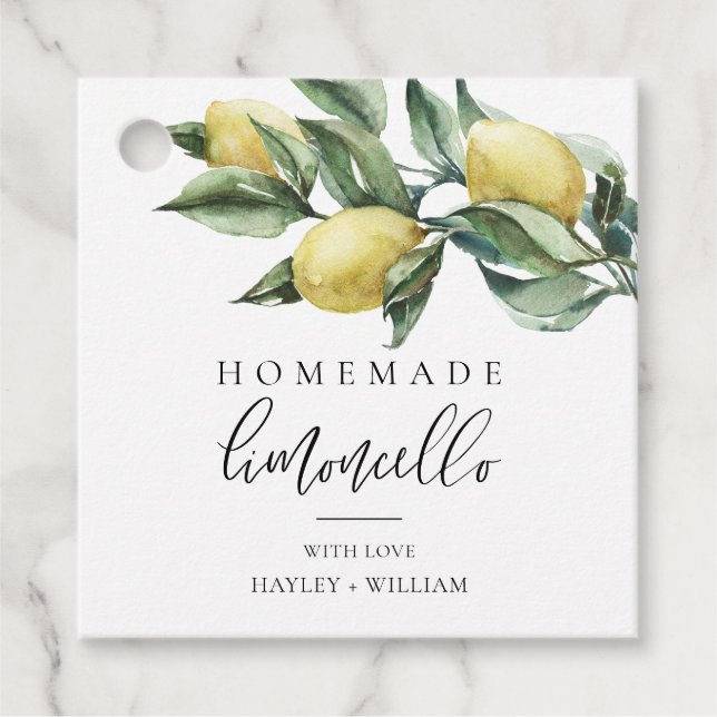 Lucas Limoncello Favor Tags (Front)