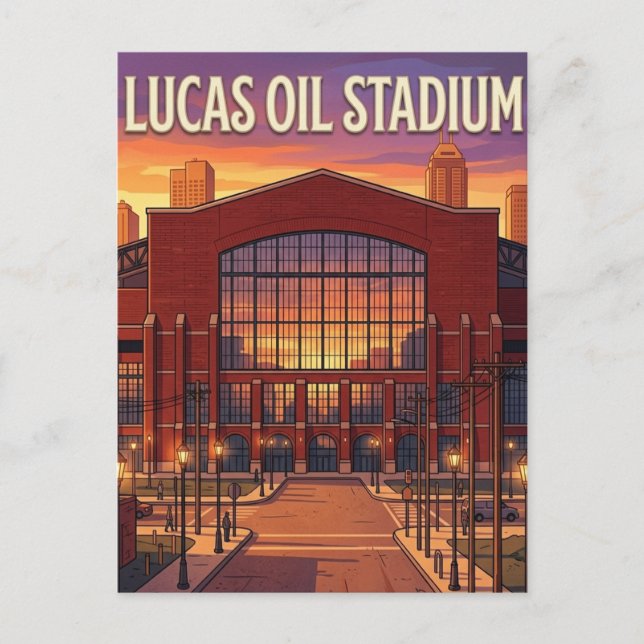 Lucas Oil Stadium Postcard (Front)