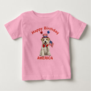 Lucas Terrier (2x) Patriotic Kid T-Shirt