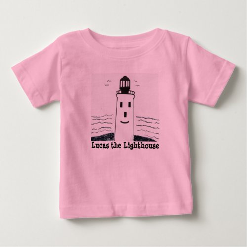 Lucas the Lighthouse Baby T_Shirt