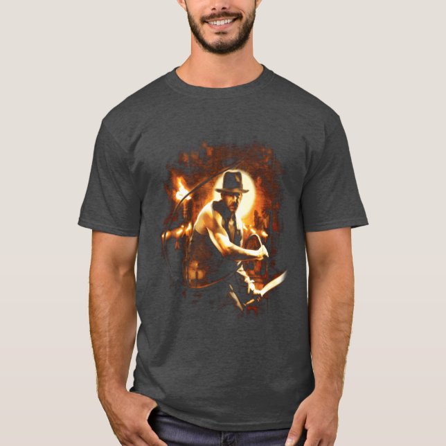 Lucasfilm Indiana Jones Andheemple Of Doom Wit vin T-Shirt (Front)