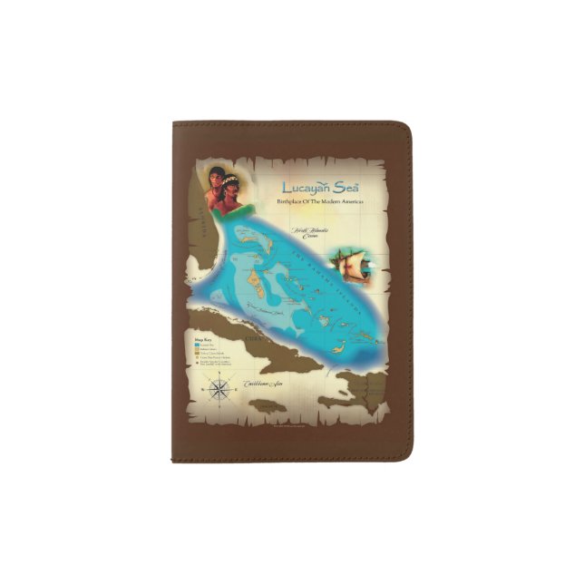 Lucayan Sea Passport Holder (Front)