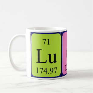 Lucca periodic table name mug