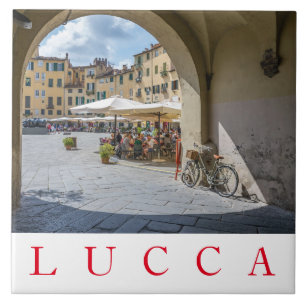 Lucca Piazza Anfiteatro ceramic tile